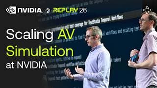 NVIDIA @ Replay 2026 | Scaling AV Simulation with Temporal