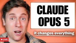 LIVE: CLAUDE MYTHOS (OPUS 5) REVEALED!!!