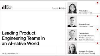 Product-minded engineers in an AI-native world