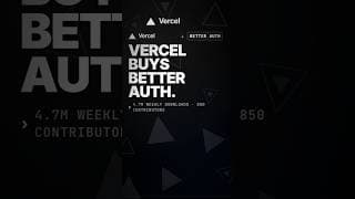 4.7M Downloads And Vercel Wants It #software #authentication #startup