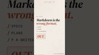 Markdown Can't Do This (HTML Can) #html #markdown #webdevelopment