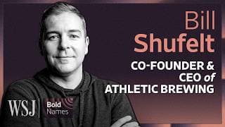 Athletic Brewing CEO Breaks Down Why Gen Z Is Drinking Less | WSJ's Bold Names