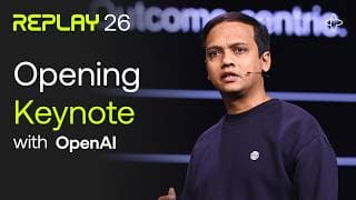 OpenAI @ Replay 2026 | Temporal, OpenAI, and the Future of Agentic AI with Venkat Venkataramani
