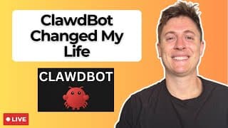 LIVE: How I'm using ClawdBot to change my life