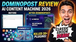 DominoPost Review: Turn WordPress Classic Editor into AI Content Machine 2026 (Advanced Post Editor)
