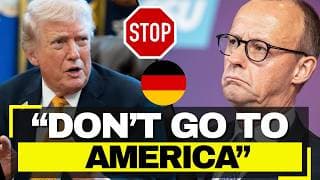 Trump in PANIC After Merz Says DON'T Go to America - "Would Not Advise My Children"