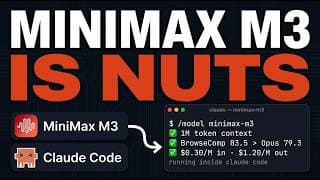 I Replaced Opus With MiniMax M3 In Claude Code (It's INSANE)