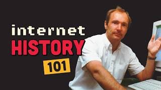 The weird history of the internet...