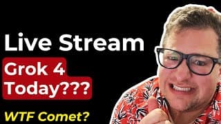 Grok 4 Release! ... Checking out Perplexity Comet while waiting