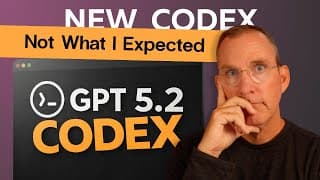 Why GPT-5.2 Codex Didn't Impress Me