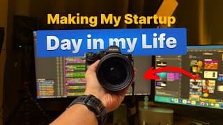 I recorded myself the whole day (As a Solo Startup Founder)