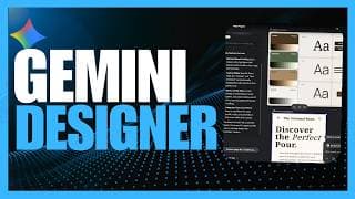 Google's NEW AI Vibe Design Tool IS INSANE! The Greatest AI Design System I've Ever Used! (Stitch)