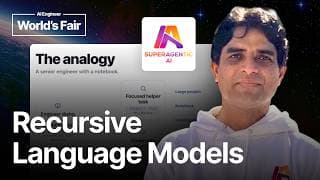 RLM: Recursive Language Models for Large Codebases - Shashi, Superagentic AI