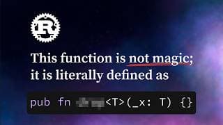 The "magic" behind Rust's zero line function