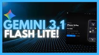 Gemini 3.1 Flash-Lite Is Google's FASTEST & Cheapest Model Ever! Decent At Coding! (Fully Tested)