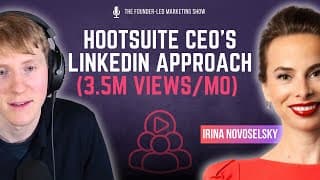 Hootsuite CEO’s Linkedin Approach (3.5M Views/Mo) while Running a 1,500+ People Company