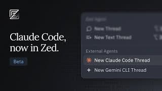 Claude Code in Zed