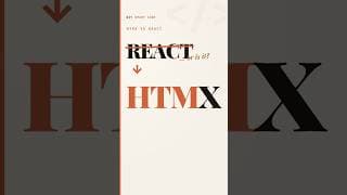 jQuery's revenge is called HTMX #frontend #webdev #shorts