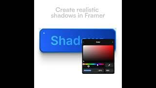 Create realistic shadows in Framer | Beginners tutorial