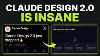 Anthropic Just Put Claude Design INTO Claude Code (V2.0)