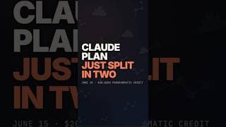 Anthropic's surprise move breaks Claude plans in half #aitools #claude