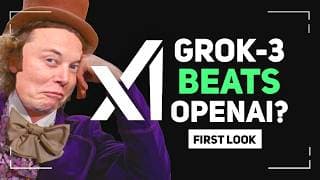 Is Elon's AI Really That Good? First Look At Grok-3