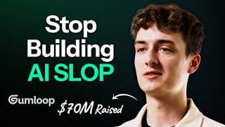 "50 AI Agents Running My Company" Is a Lie. Here's How I Build It | Gumloop, Max Brodeur-Urbas