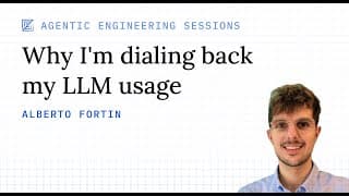 Why I'm Dialing Back My LLM Usage w/ Alberto Fortin