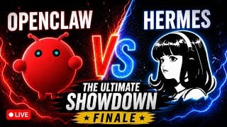 LIVE: Is Hermes better than OpenClaw? FINALE!!!