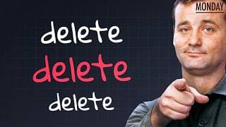 The art of deleting code