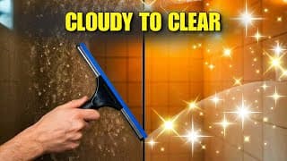 How to Clean Hard Water Stains on Glass Shower Doors And Keep Them Clear