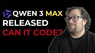 Qwen's biggest AI model Qwen 3 Max... but should you use it to code?
