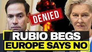 Rubio Flies to Italy DEMANDING War Support - Europe Says NO, USA Secretary Leaves Empty-Handed