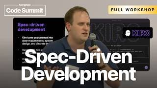 Spec-Driven Development: Agentic Coding at FAANG Scale and Quality — Al Harris, Amazon Kiro