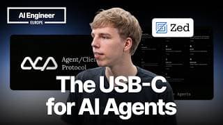 Building an ACP-Compatible Agent Live — Bennet Fenner, Zed