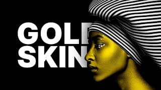 Turn skin into gold | Photoshop tutorial for beginners