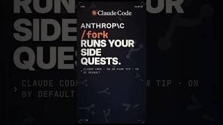 The /fork trick every Claude Code user needs to see #ClaudeCode #AI #Coding