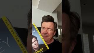 The stocking filler that will NEVER give you up 😉Never: The Autobiography in paperback 📚 Team Rick