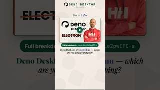 Electron is Getting Replaced #deno #programming