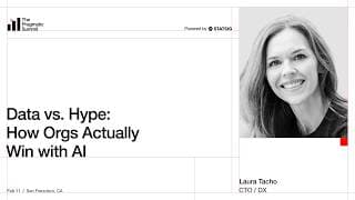 Data vs Hype: How Orgs Actually Win with AI - The Pragmatic Summit