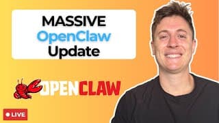 OpenClaw's new update is MASSIVE
