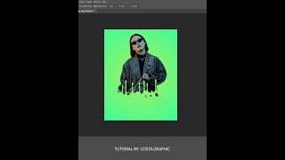 Dripping effect in Photoshop - Quick beginners tutorial  #photoshop #tutorial #graphicdesign