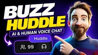 Buzz Huddle Test: 4 Humans, 2 AI Agents