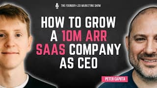 Peter Caputa: How the ex-VP Sales of Hubspot uses Linkedin to grow his 10M ARR SaaS company as CEO