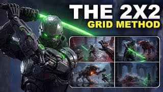 The NEW Way to Create Cinematic Films with AI (2x2 Grid Method)