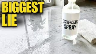The Biggest Cleaning Lie About Disinfecting