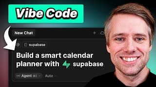 How to vibe code a smart drag-and-drop planner (Cursor AI + Supabase)