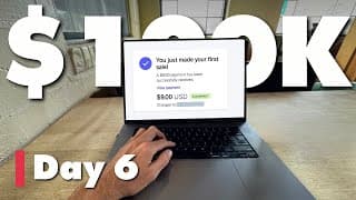 My app sucks, but I launched anyways... | $100K Challenge Day 6