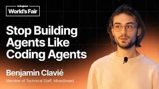 If we want them to do Knowledge Work, design them as Knowledge Agents — Benjamin Clavié, Mixedbread