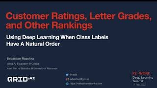 Ratings and Rankings -- Using Deep Learning When Class Labels Have A Natural Order
